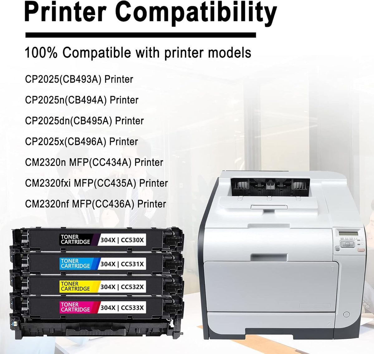 6 Pack Compatible Remanufactured Toner Cartridge Replacement L980715