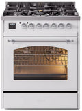 White Dual Fuel Natural Gas Range Z26798