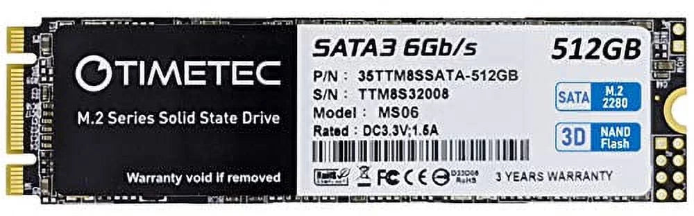 512GB SATA III M.2 2280 Internal Solid State Drive N2324