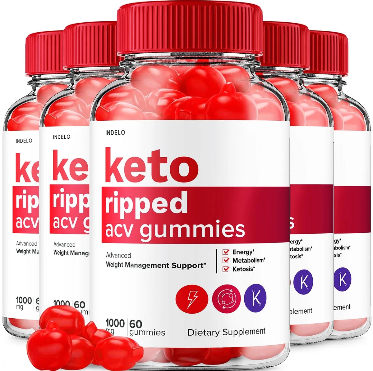 Keto ACV Gummies 1000mg Vitamin B12 300 Gummies V81844