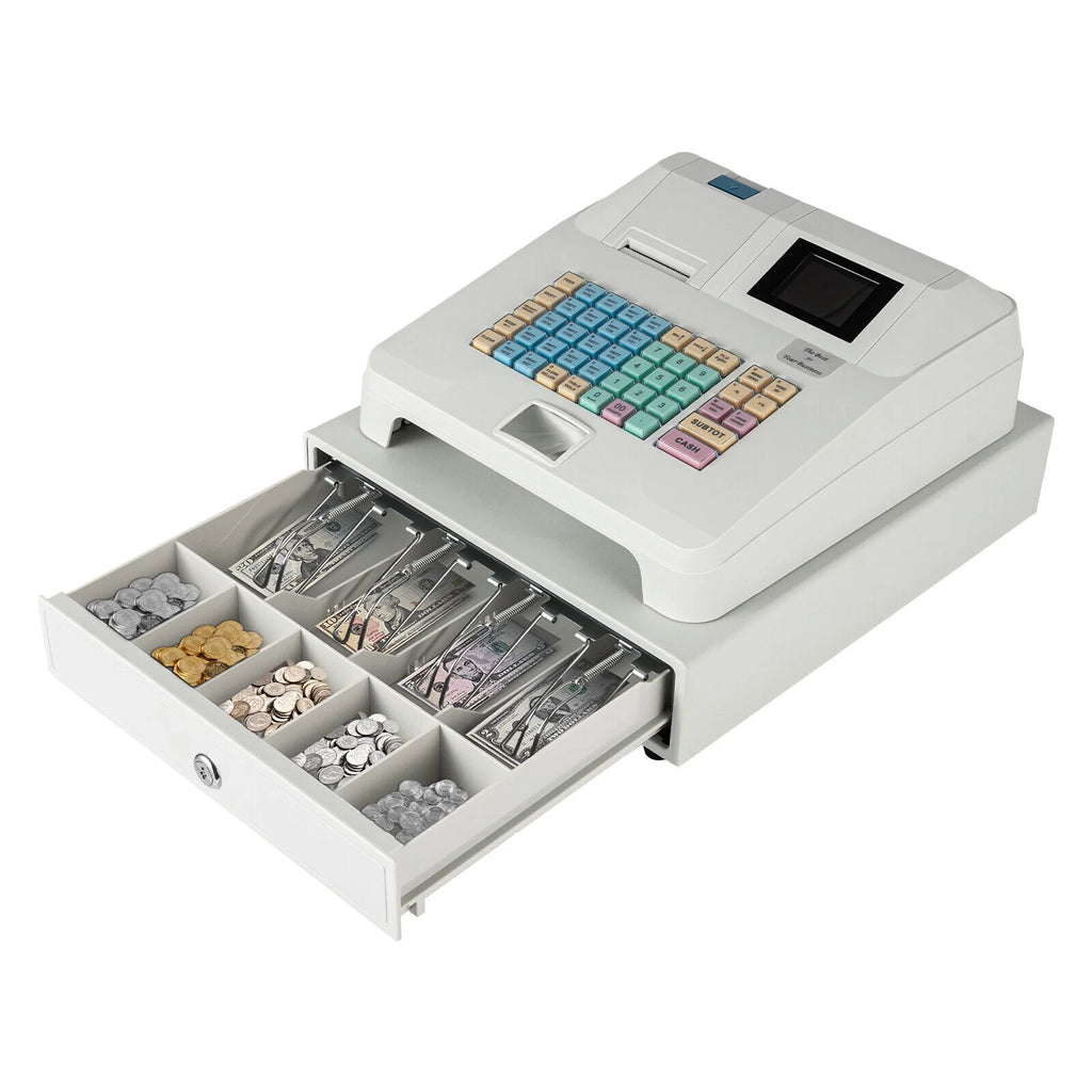 48-Key Cash Register POS System with Drawer U6572
