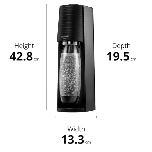 White Sparkling Water Maker with 1L BPA-Free Water Bottle U893