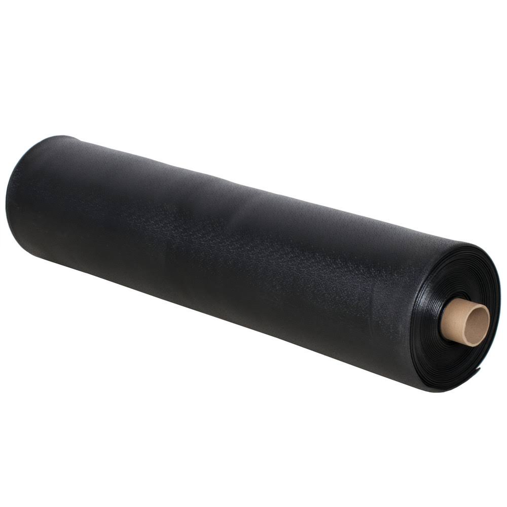 Black Vinyl Carpet Protection Runner Mat, 60 ft Roll C2180