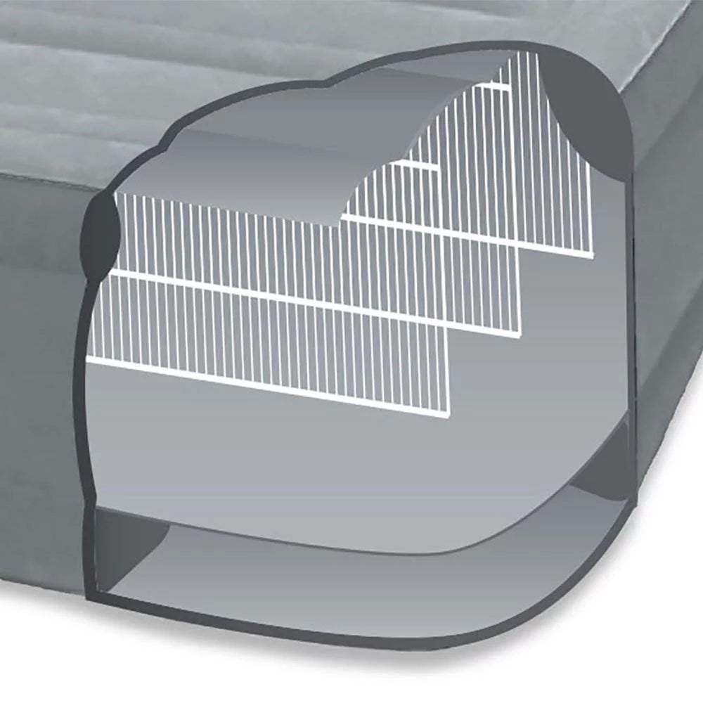 Twin Elevated Air Mattress with Built In Pump S77146