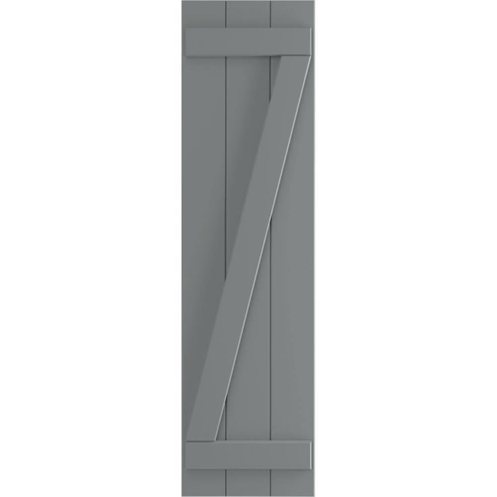16 1/8x22W x 62x22H PVC Board-n-Batten Shutters F129