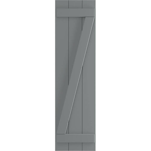 16 1/8x22W x 62x22H PVC Board-n-Batten Shutters F129