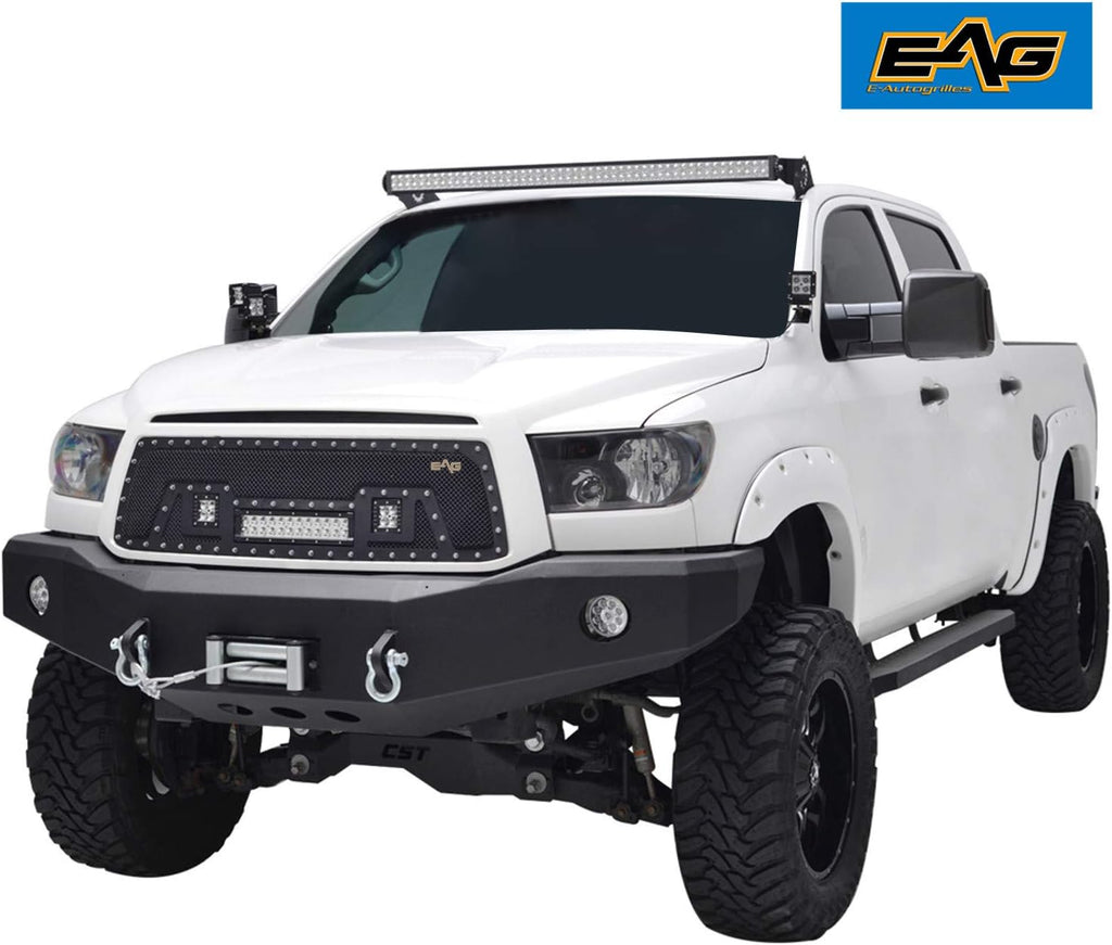 Black Stainless Steel Wire Mesh Grille with 3 LED Lights Y165