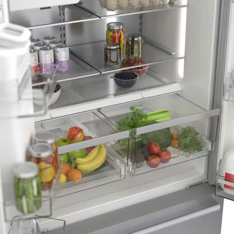 36 in. 22 cu. ft Smart Counter Depth French Door Refrigerator in Stainless Steel A861