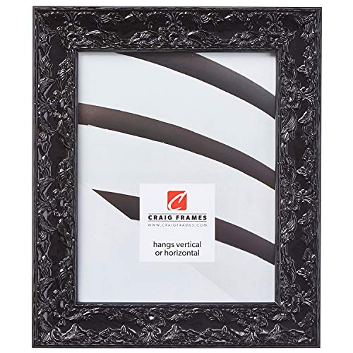 Obsidian Black Picture Frame, 8.5 by 11-Inch H9362