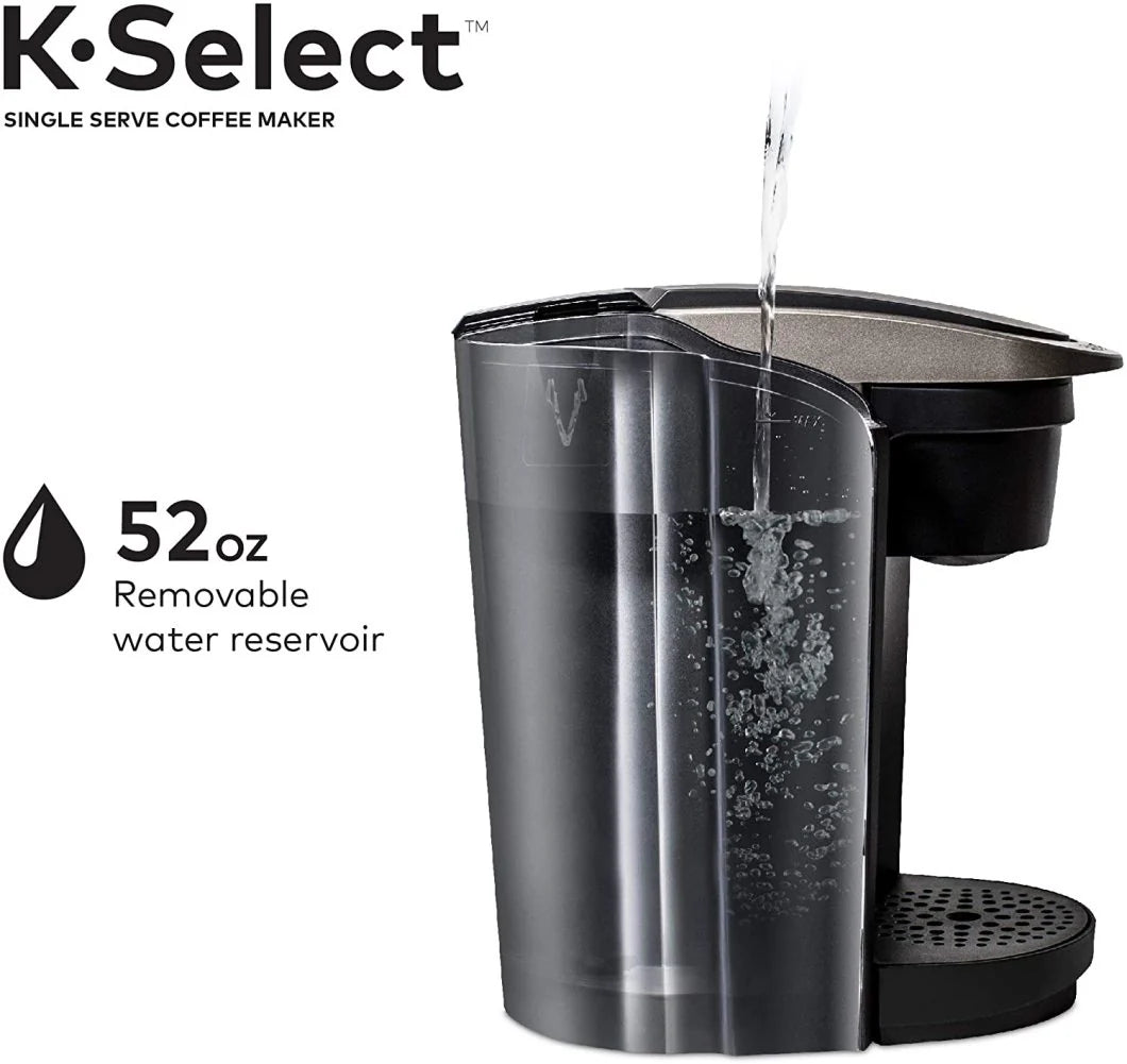 Single Serve K-Cup Pod Coffee Maker, Matte Black Z401