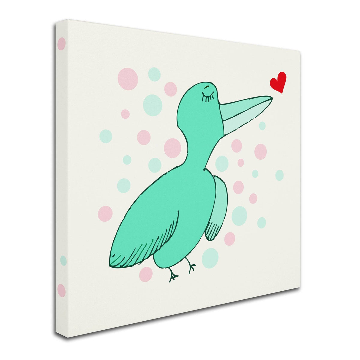 Dreamy Love Bird Canvas Art D91386