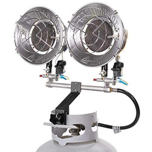 30,000 BTU Dual Burner Propane Tanktop Heater S7788