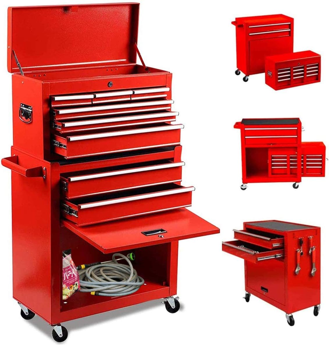 Blue 8-Drawer Rolling Tool Chest with Lock K7029