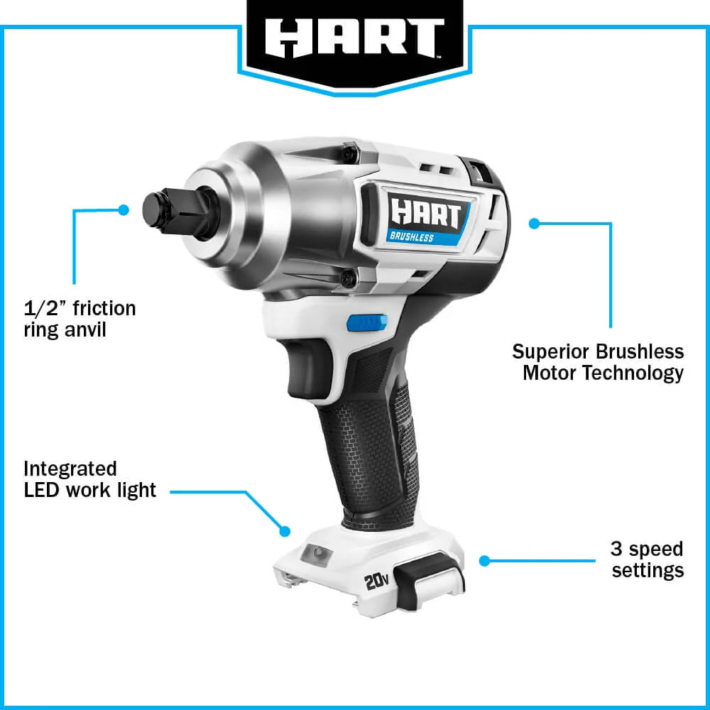 20-Volt 1/2-inch Brushless Impact Wrench J9910