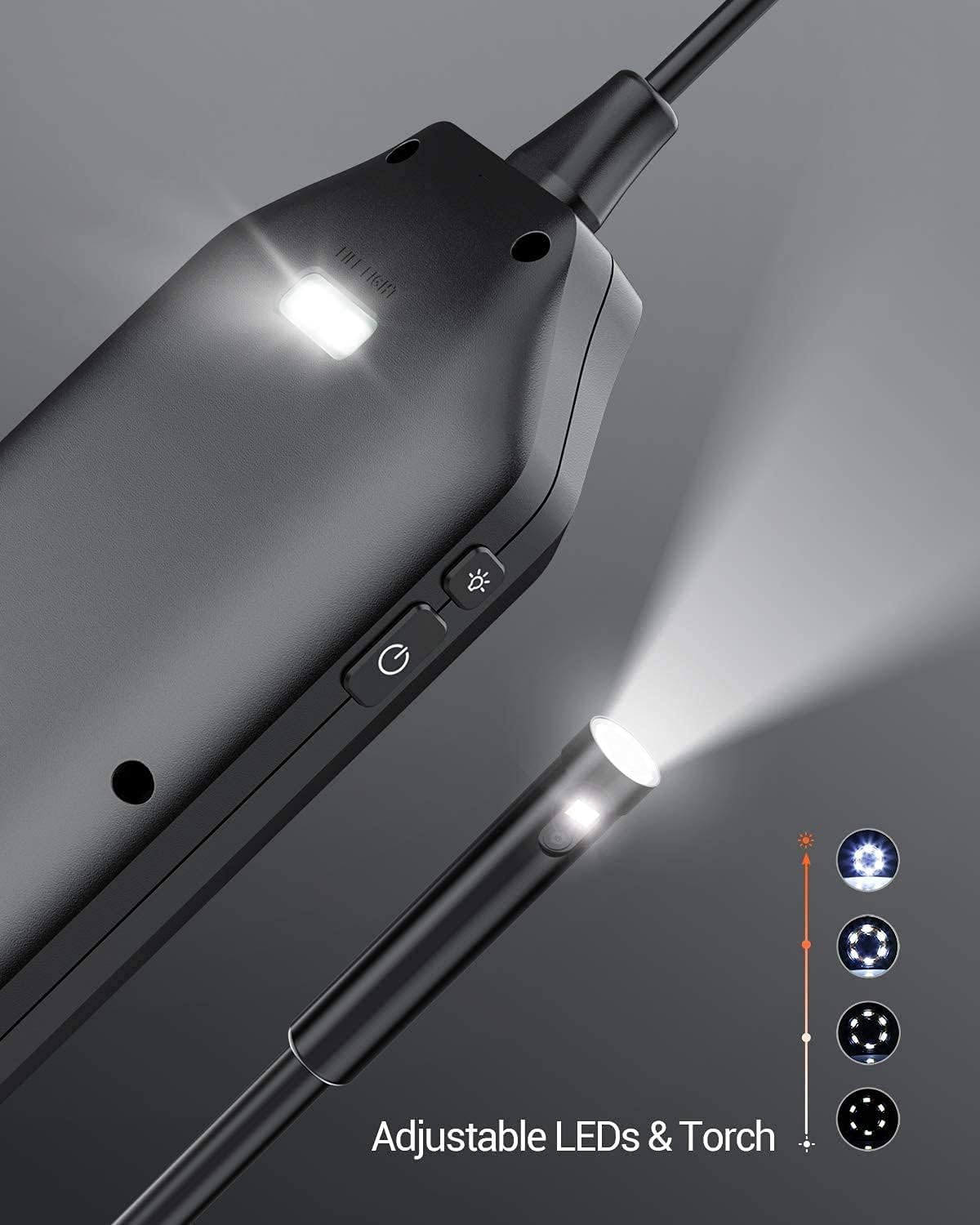 4.5 IPS Screen 1080P HD Dual Lens Borescope Camera I984