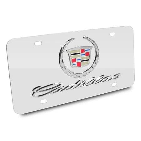 Chrome Steel License Plate U6205