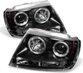 Black Housing Projector Headlights Headlamps W2547