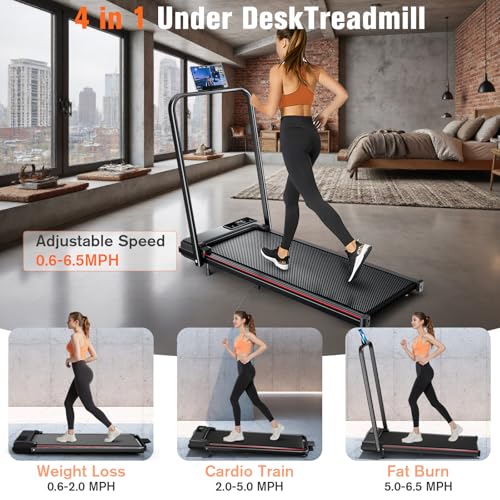 Incline Treadmill with Handle Bar, 350 Lbs Capacity R7722