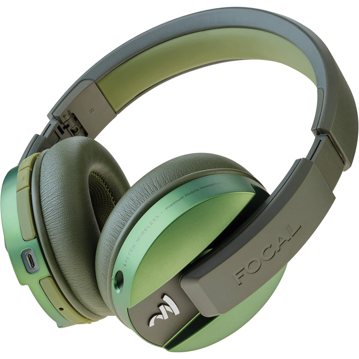 Green Over-Ear Wireless Headphones U6648