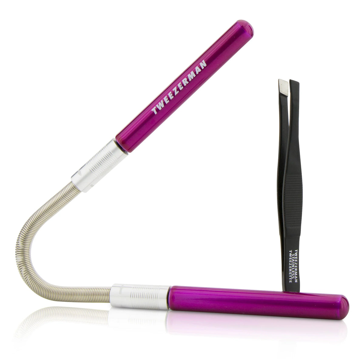 Pink Facial Hair Remover with Black Slant Tweezerette, 2pcs H670776