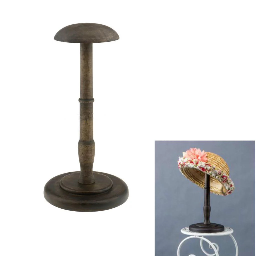 Wooden Tabletop Hat Rack Storage Holder H608208