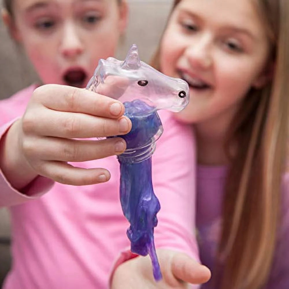 Unicorn Slime Kit with Fluffy Slime, Charms, Emoji Slime, Floam Beads, Glitter Add Ins DIY Slime Making Kit and Slime Accessories X7152