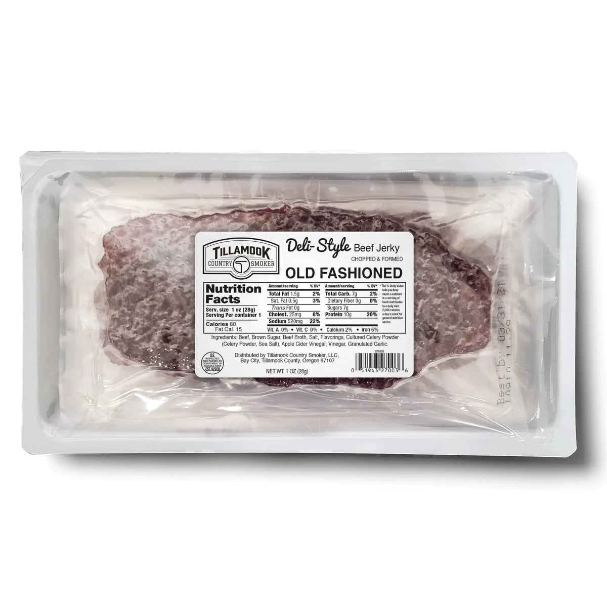 Beef Jerky Thin Sliced Slab 12 Count Tray D15934