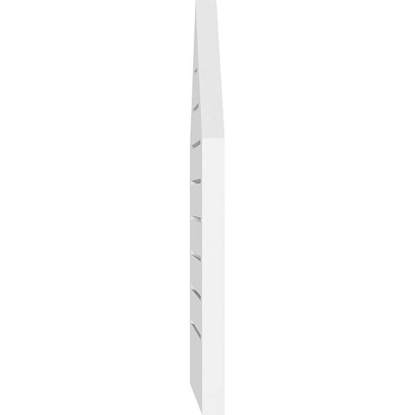 36x22W x 30x22H Peaked Top Surface Mount PVC Gable Vent W59354