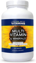 Whole Food Multivitamin & Minerals 90 Tablets D493579