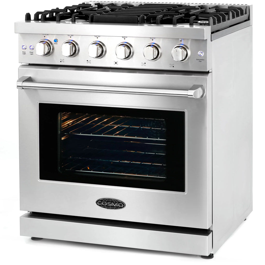 5 Piece Kitchen Appliance Package with Gas Range Dishwasher French Door Refrigerator Wine Refrigerator E250335