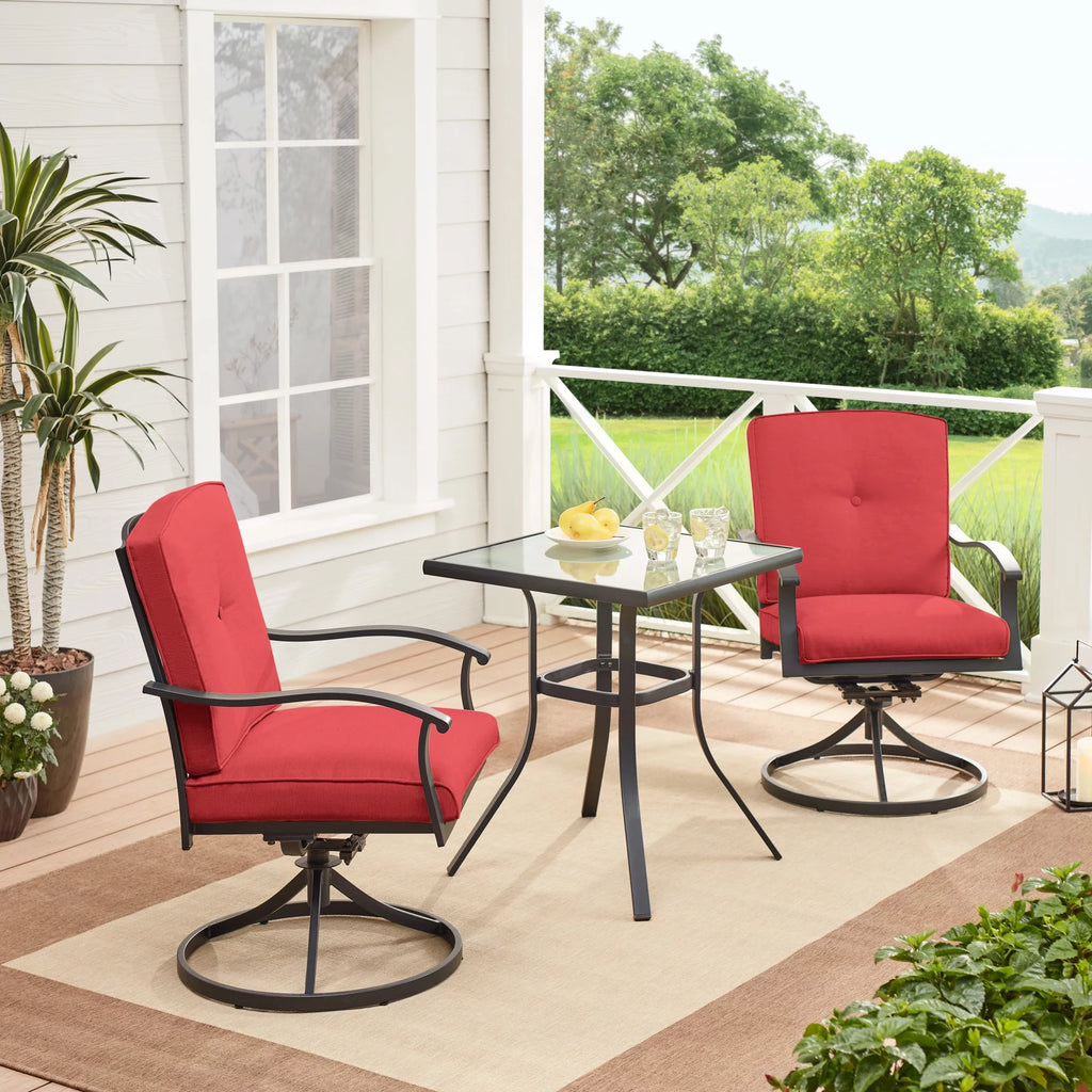 Blue 3-Piece Outdoor Bistro Set R105