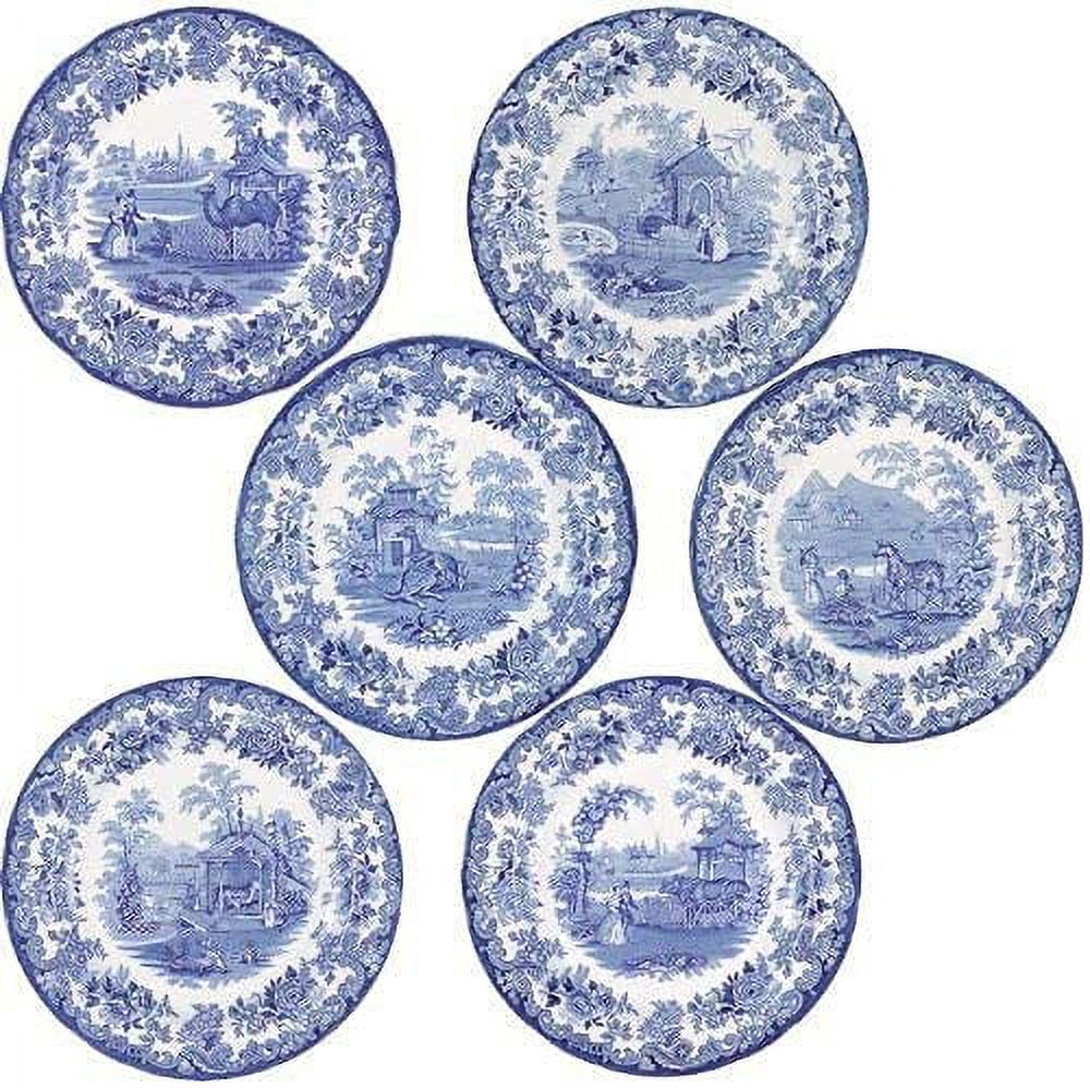 Set of 6 Assorted Motifs Plates I83355