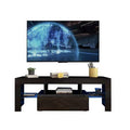 Modern LED TV Cabinet Media Console Table with Large Drawer Z576