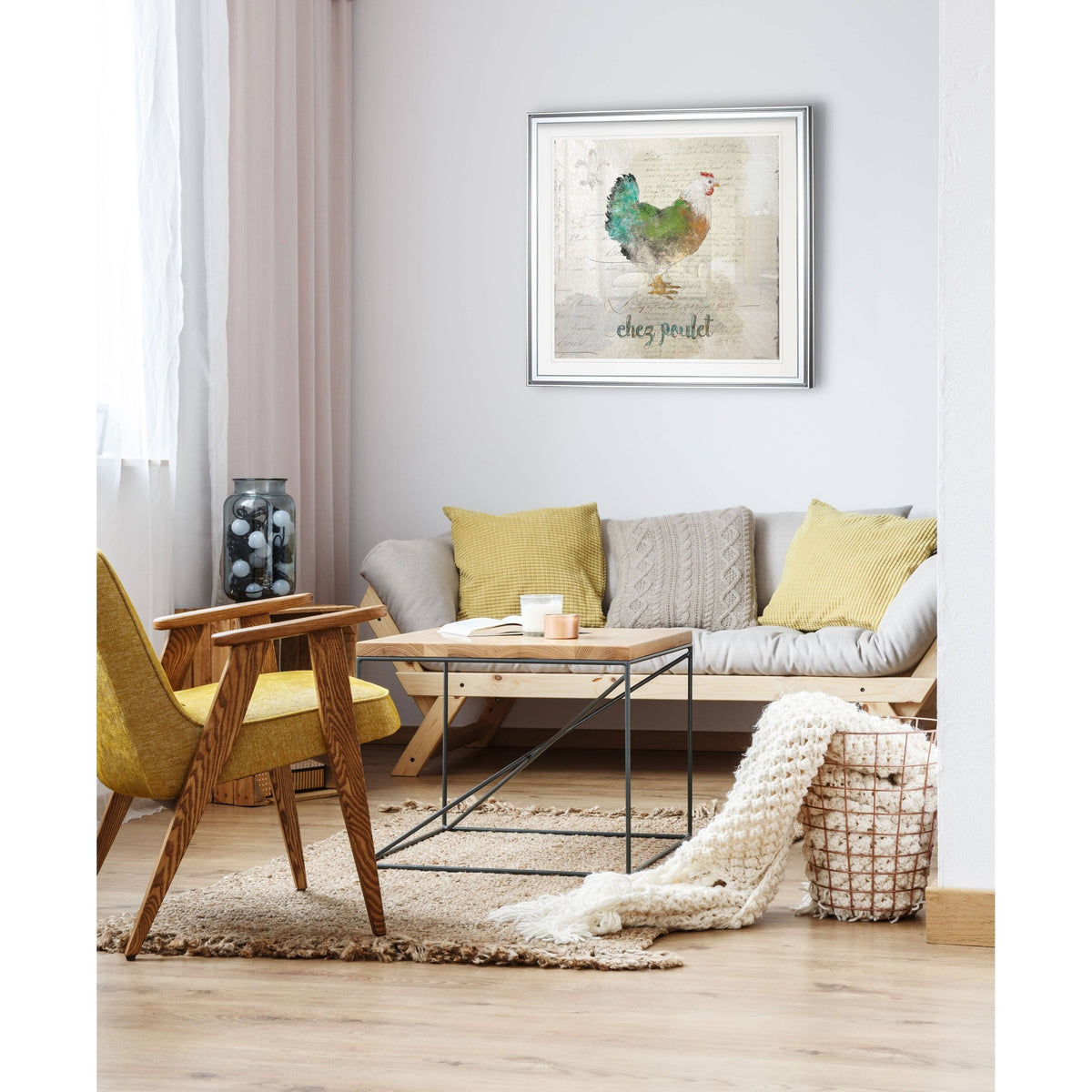 Framed Giclee Print 24 x 24 I540