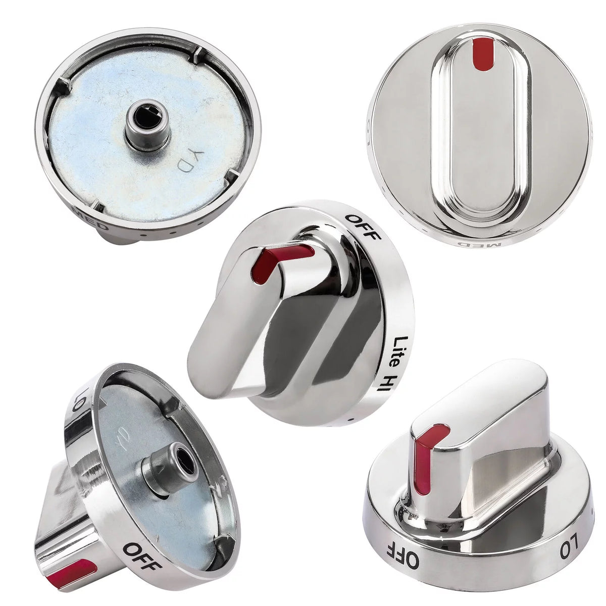 5 Pcs Range Dial Knob Z47034