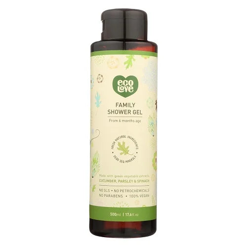 Green Vegetables Extracts Shower Gel, 17.6 Oz, 6 Pack X7620