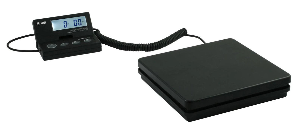 Black Low Profile Shipping Scale with Backlit LCD B861889