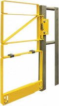 Carbon Steel Yellow Powder Coat Clamp-On Self-Closing Safety Gate H8483