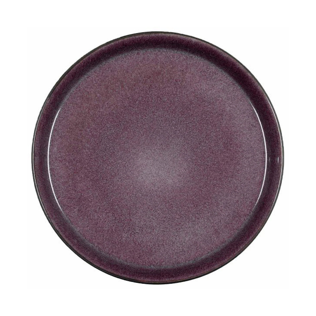 Black Lilac Stoneware Plate 27cm S31818