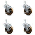 4 inch Swivel Caster Set with Brake I480