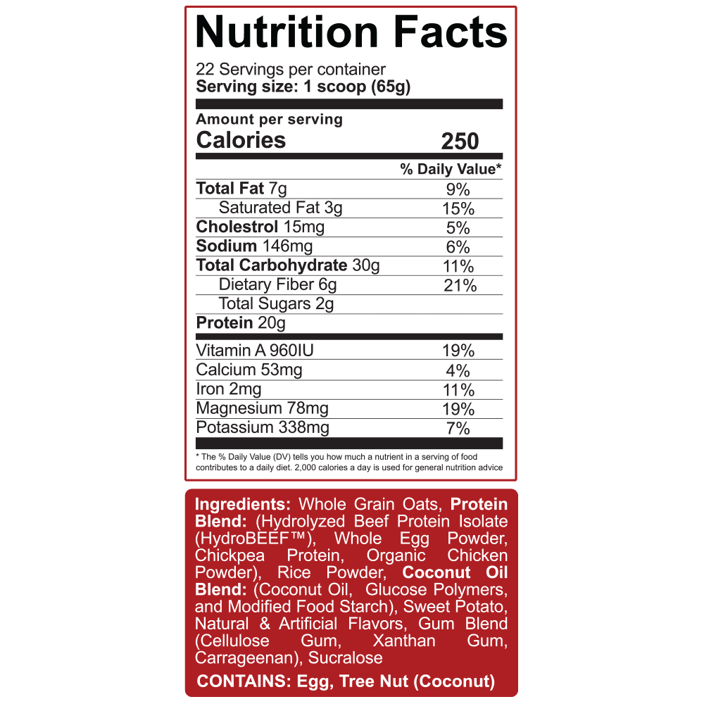 Real Carbs + Protein F4034