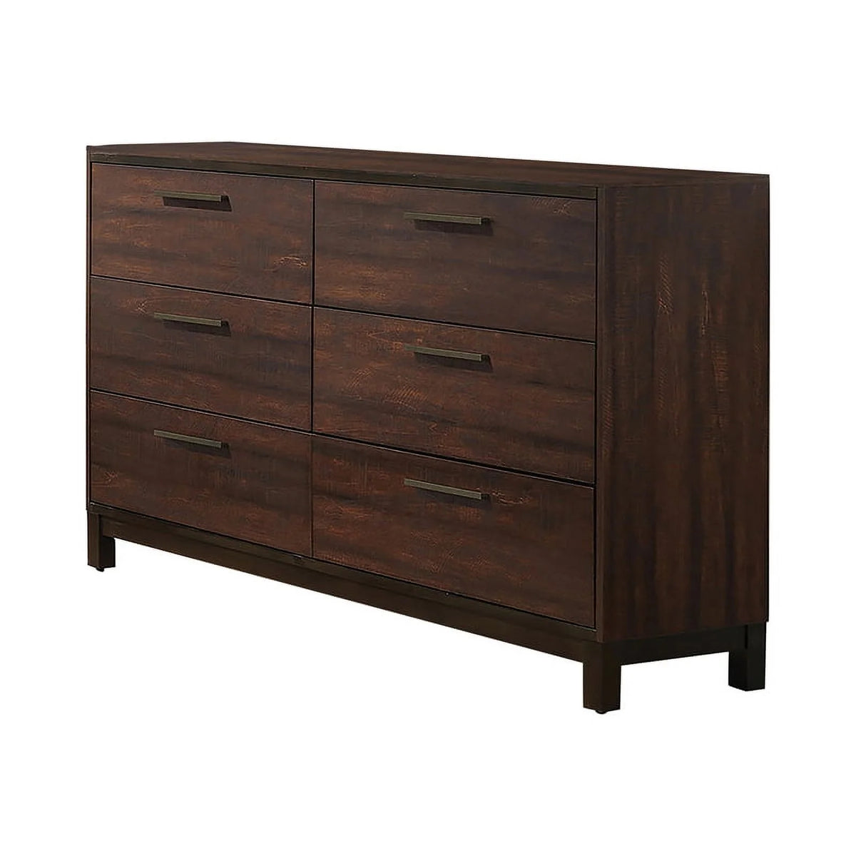 Bedroom Set Rustic Tobacco and Dark Bronze D500519