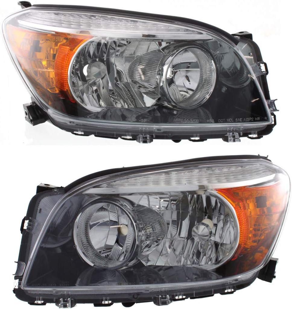 Headlight Assembly 2006 2007 2008 Driver Side Black Housing Y277764