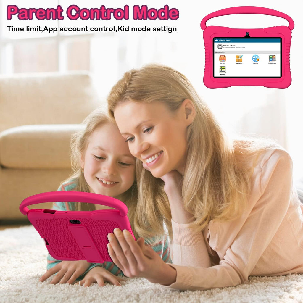 Kids Tablet 7 inch Android 11.0 HDTouchscreen Display 2+32GB Dual Camera Pack of 2 O68652