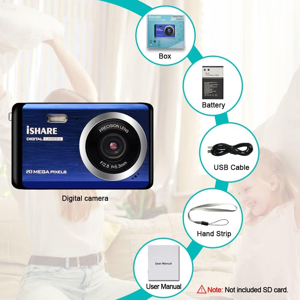 20MP Digital Camera with 8X Zoom Q8645