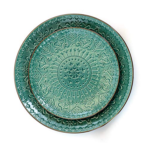 16 Piece Stoneware Dinnerware Dish Set O441