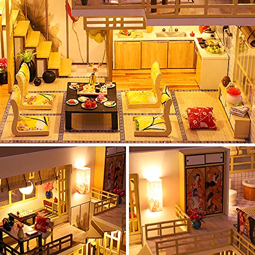 Bamboo Fragrance Dollhouse Miniature with Furniture Kit D4208