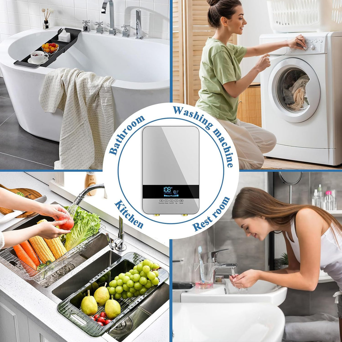8.5KW 240V Point of Use Electric Tankless Water Heater A985
