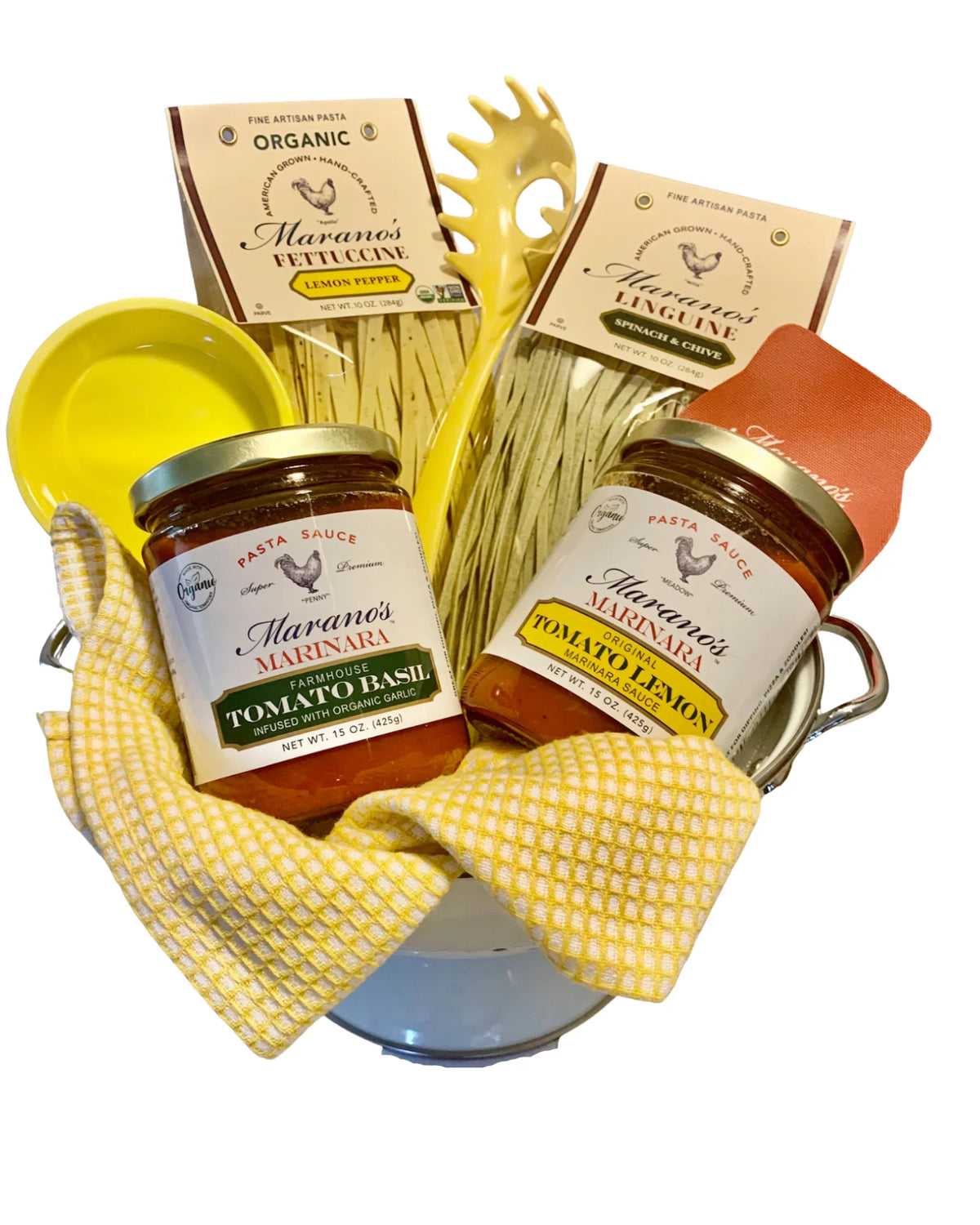 Gourmet Gift Basket with Marinara Sauces and Artisan Pastas C868