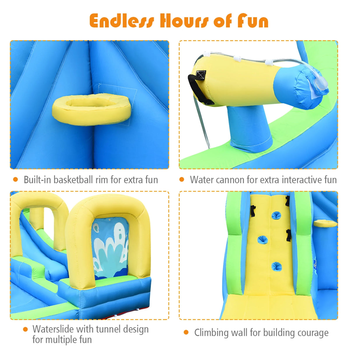 Inflatable Water Park Bounce House V90455